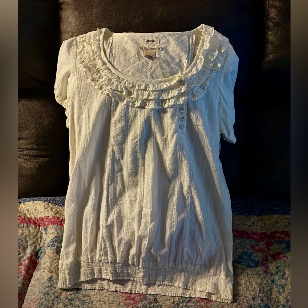 Ruff Hewn Short Sleeve Short-sleeved Western or Vintage Style Top